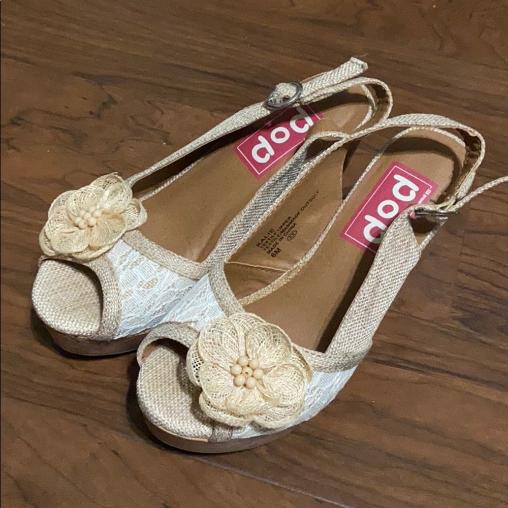 Lightly worn wedges.